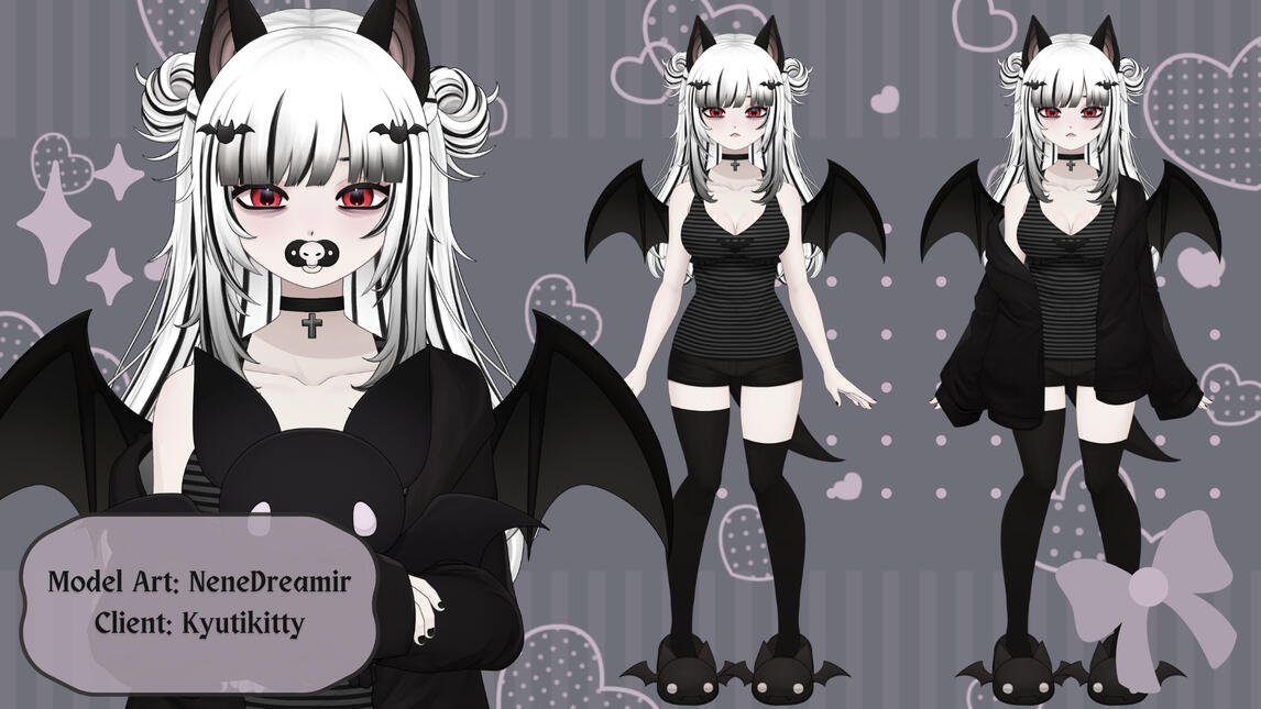 live2d model art for kyutikitty