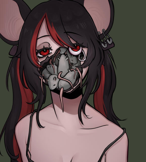 &quot;rat face&quot; oc illustration